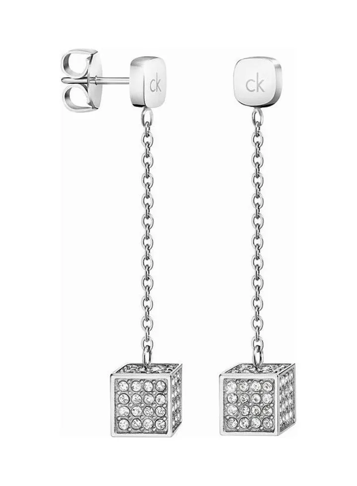 One Size Stainless Steel Dangle Earrings