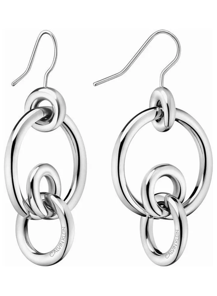 One Size Stainless Steel Dangle Earrings