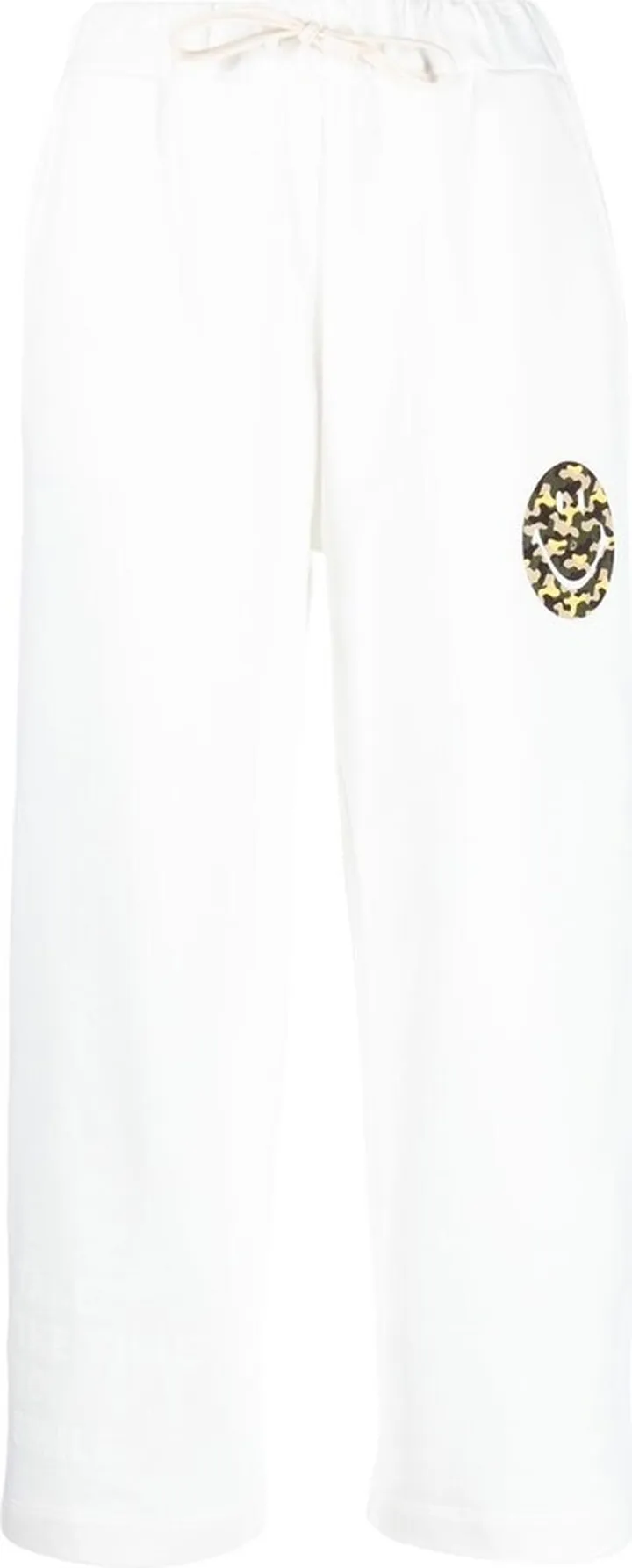 JOSHUA SANDERS- Smiley Logo Cotton Sweatpants