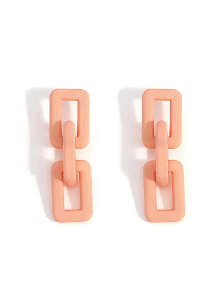 Square Chains set -Pink