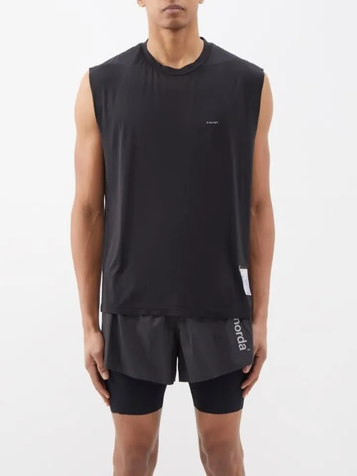 Auralite Recycled-fibre Sleeveless T-shirt