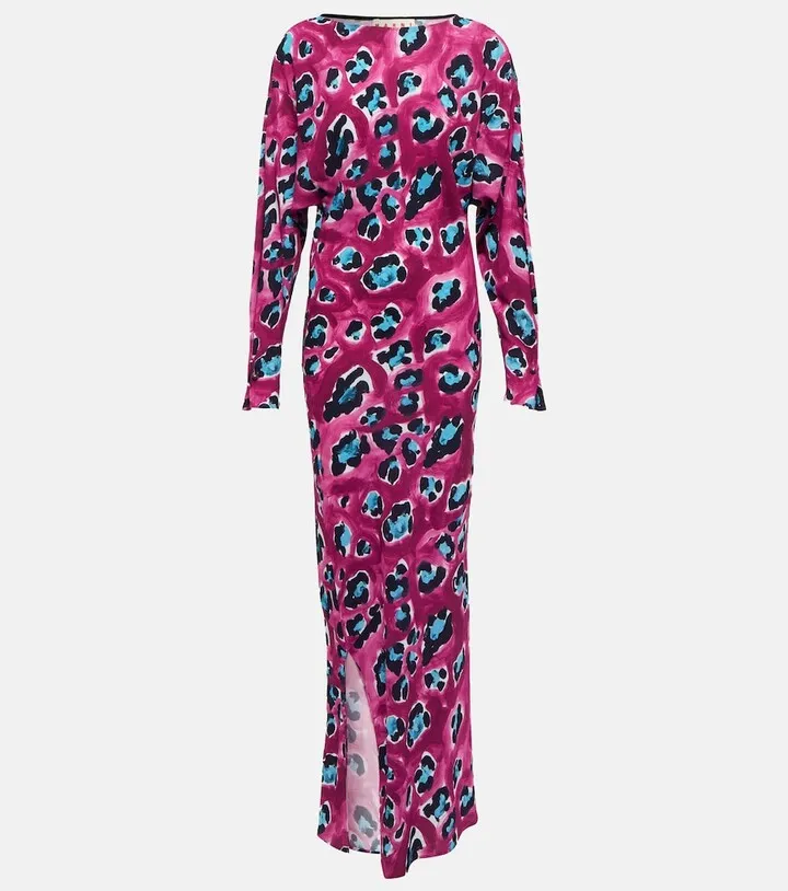 Printed maxi dress