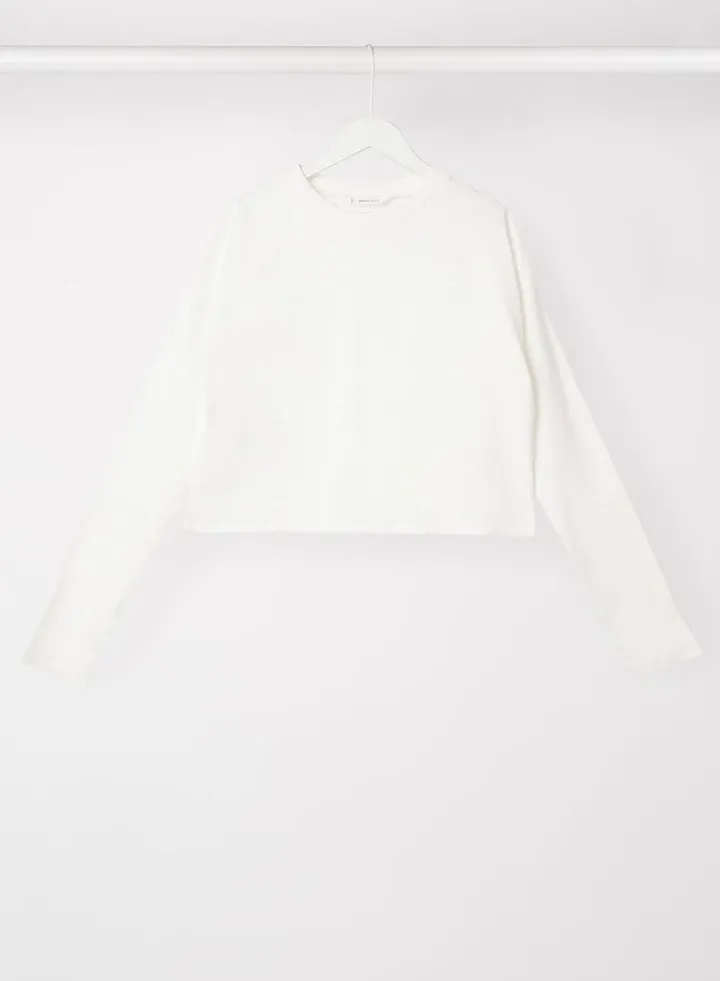 Youth Long Sleeve Crop Top