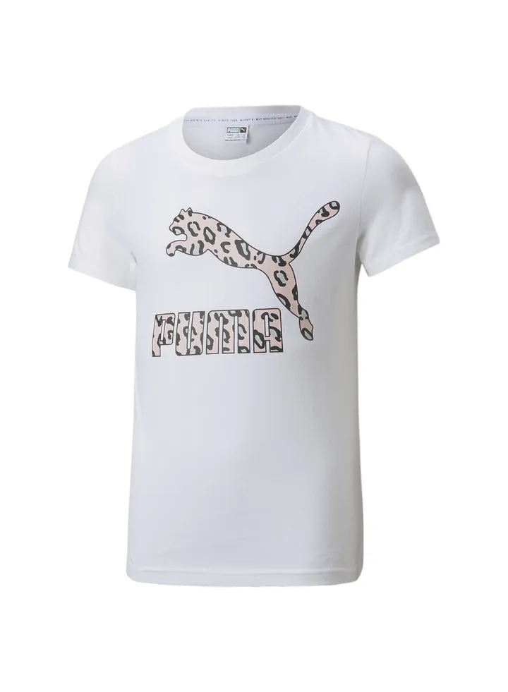 Summer Kids Girls Roar Logo Shortsleeve T-Shirt