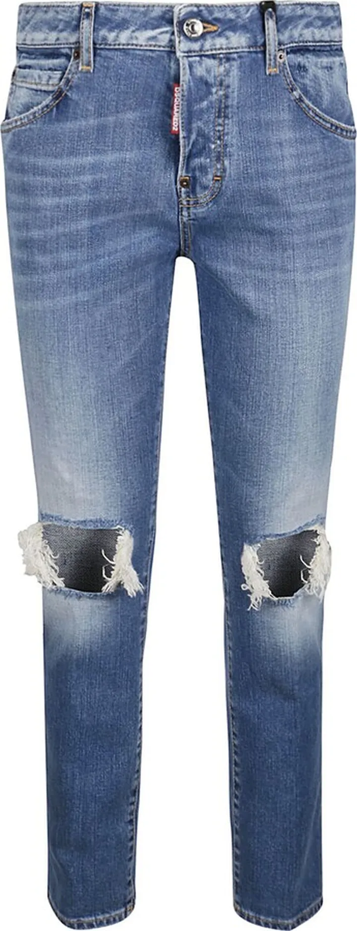 Rip-knee Cool Girl Jeans