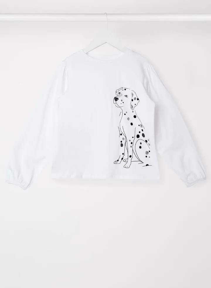 Kids Dalmatian Print T-Shirt