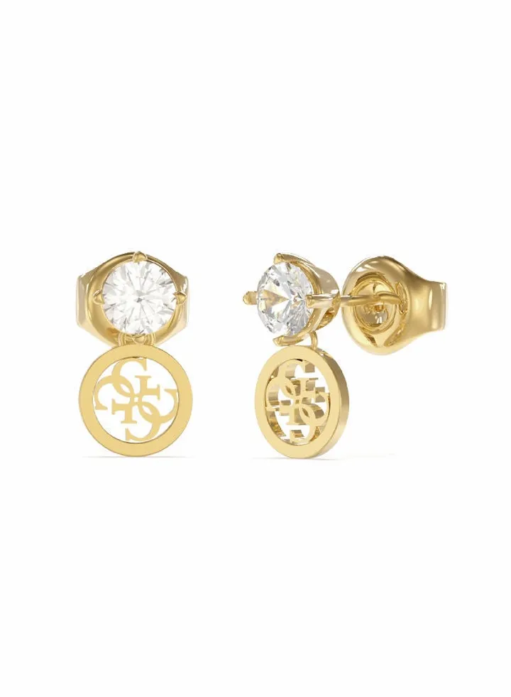 4G Logo Solitaire Earring