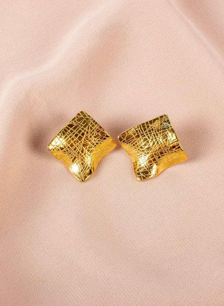 Stainless Steel Golden Earring