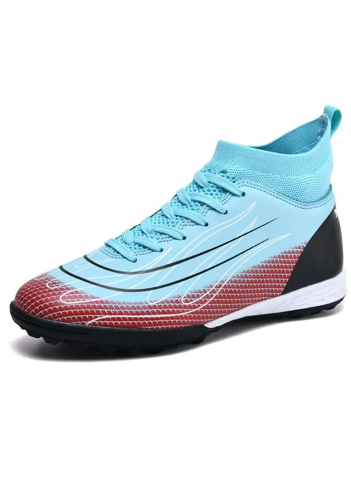New Broken Nail Football High Top Shoe for Children and Youth