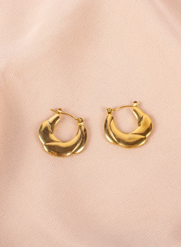 Stainless Steel Golden Earring