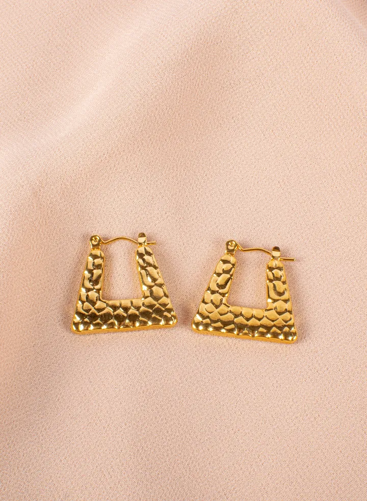 Stainless Steel Golden Earring