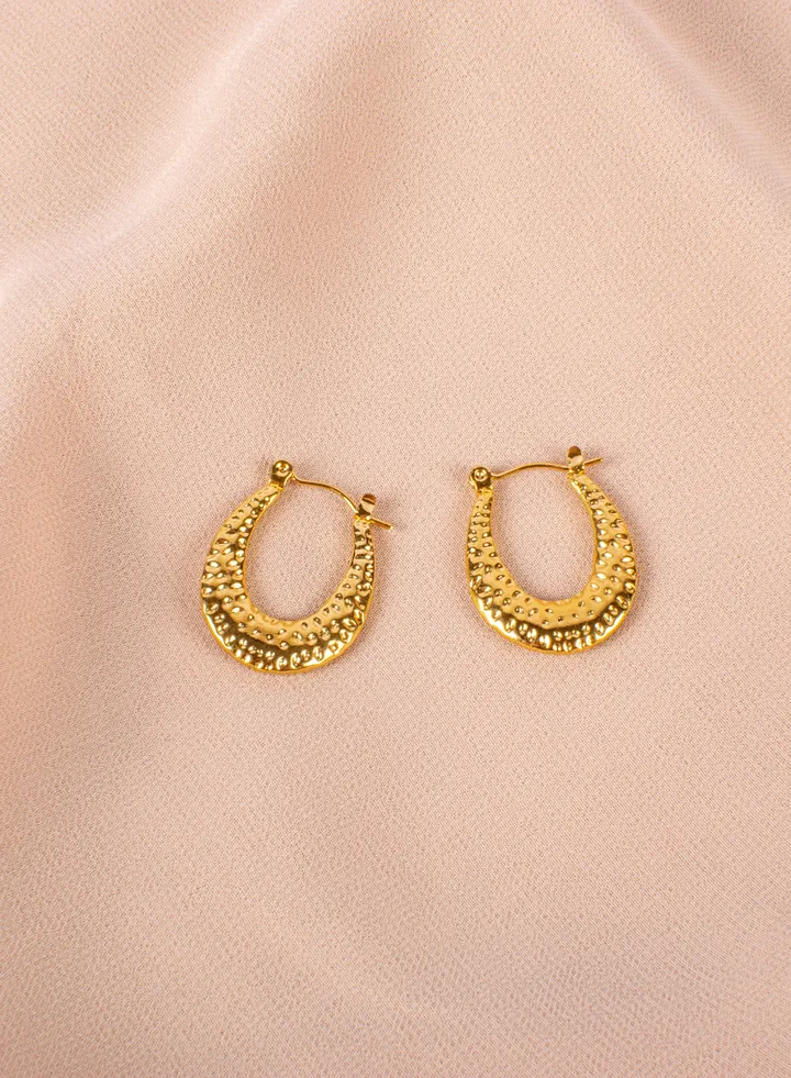Stainless Steel Golden Earring