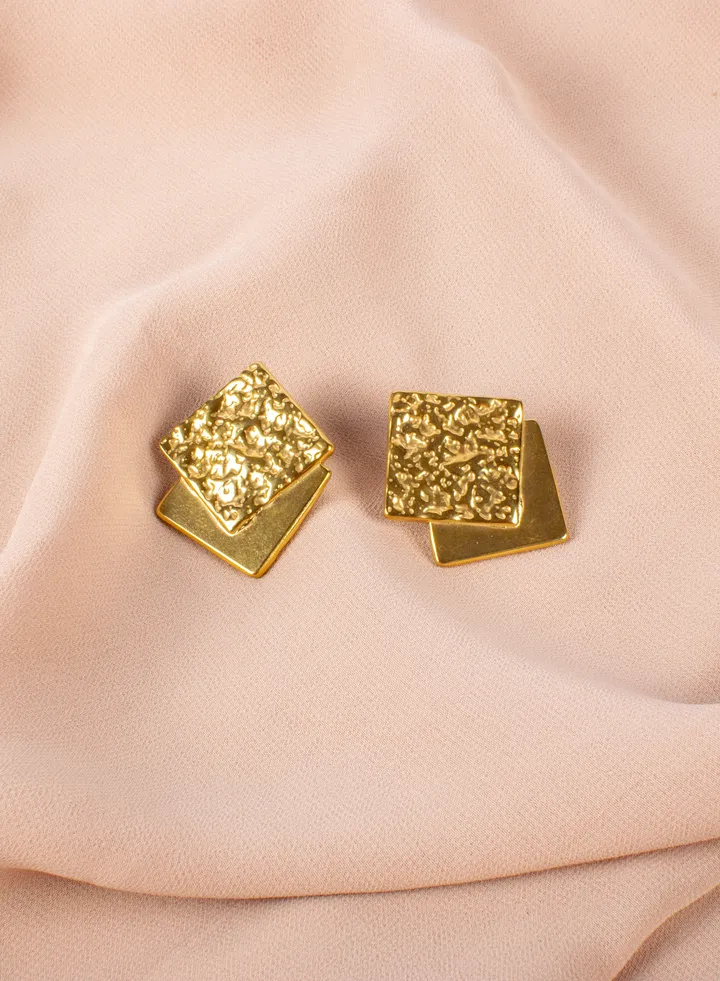 Stainless Steel Golden Earring