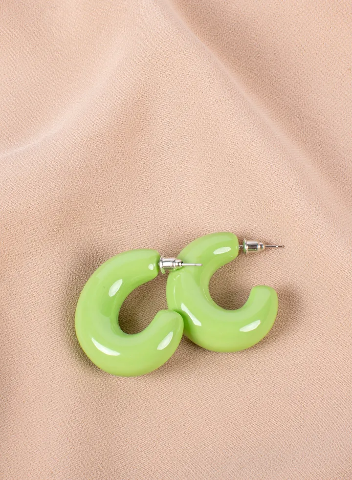 Acrylic Earring Green