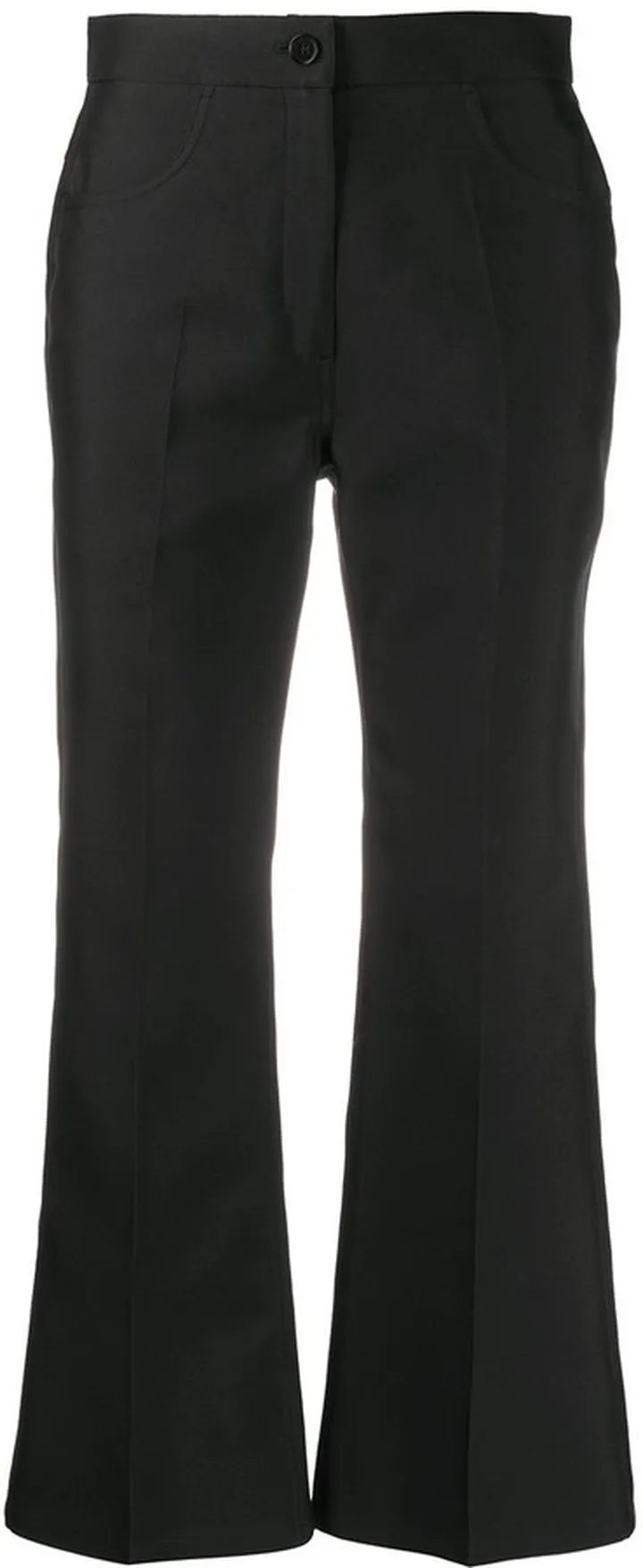 Flared Cropped Trousers