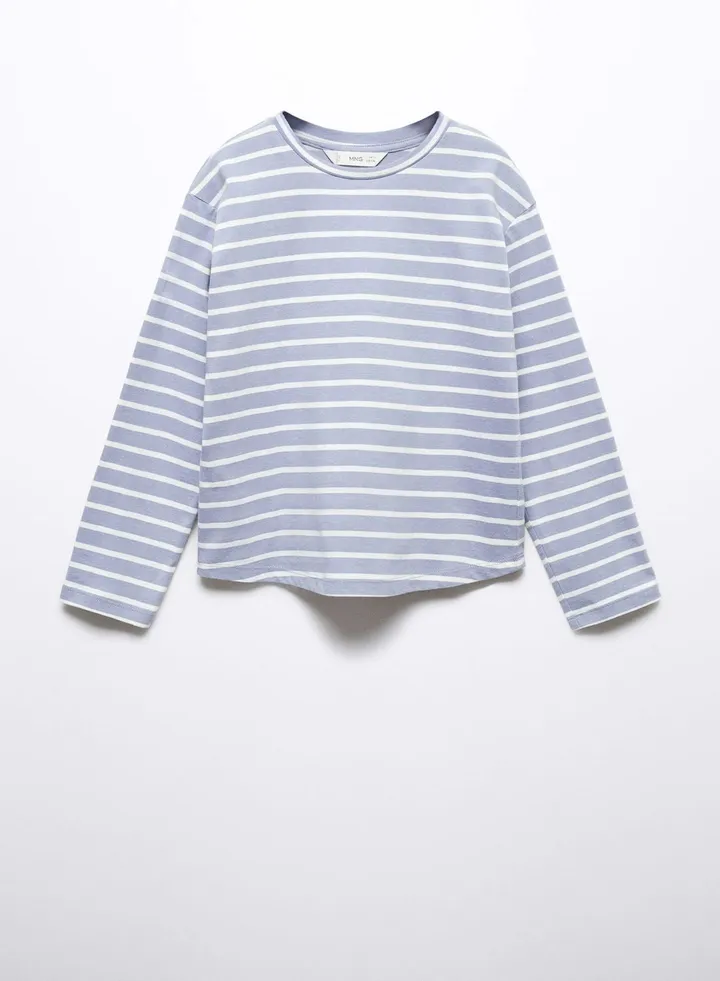 Kids Stripe Crew Neck T-Shirt
