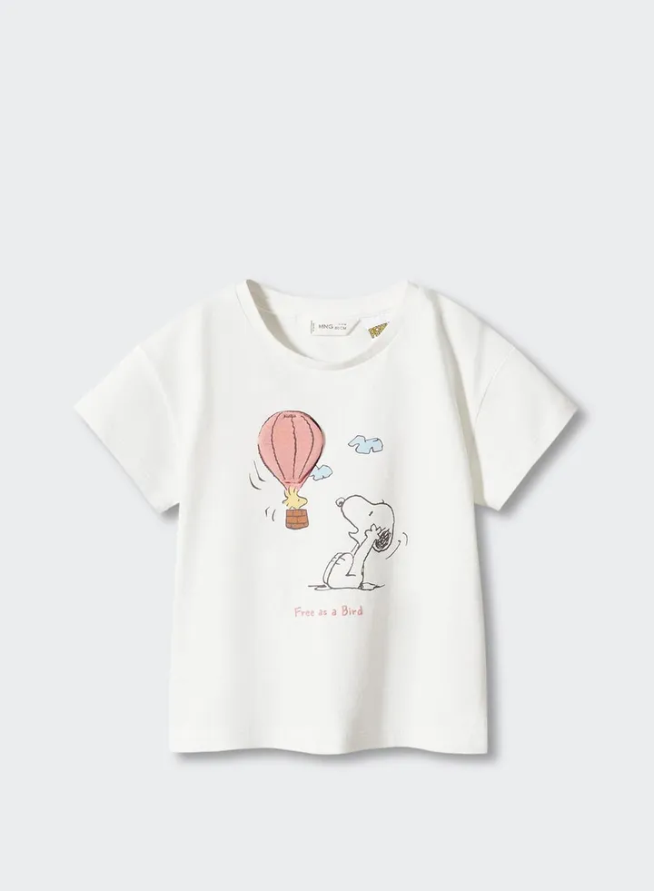 Kids Snoopy Printed T-Shirt