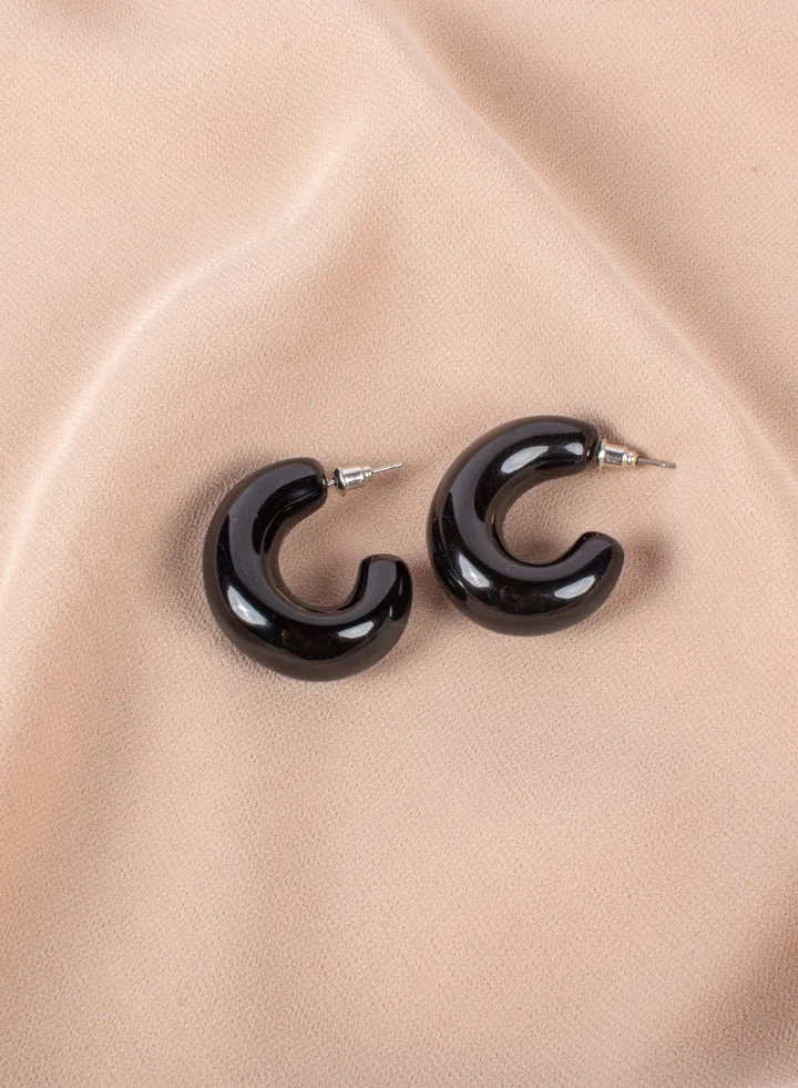 Acrylic Earring Black
