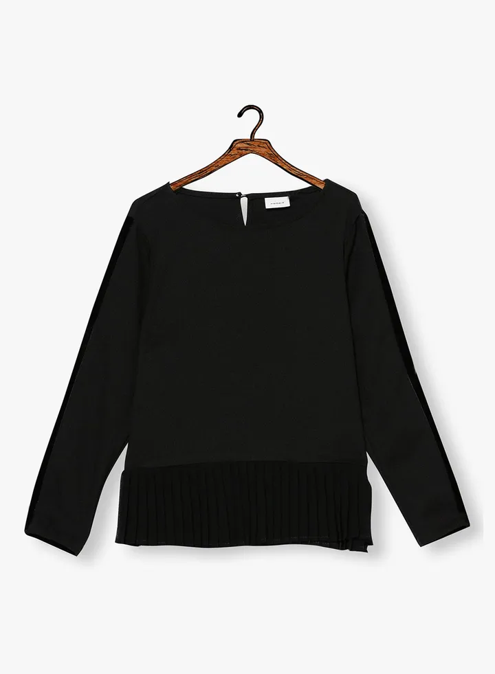 Kids Long Sleeve Top Black