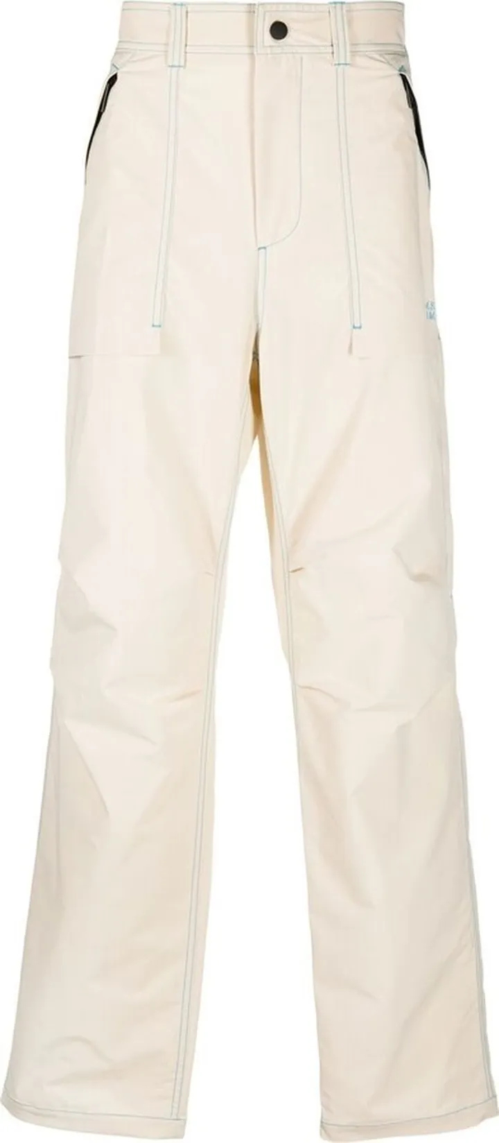 Appliqué Logo Straight-Leg Trousers