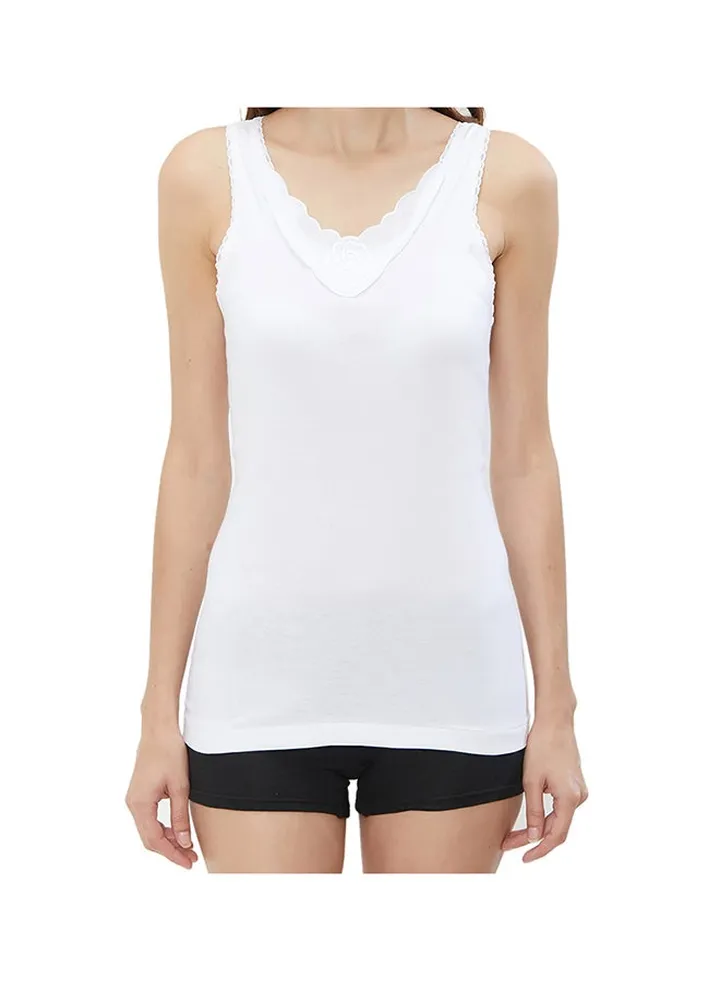 Cotton Vest White