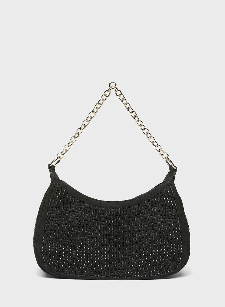 Embellished Shoulder Bag