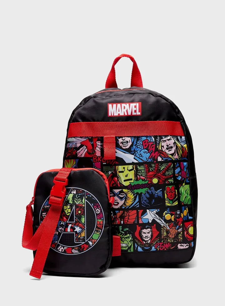 Kids Spyder Printed Backpack