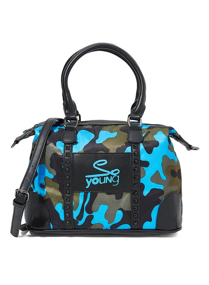 Casual Shoulder Bag Blue/Black