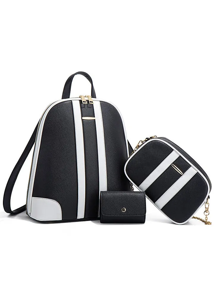 Trendy Simple Three Piece Backpack Set