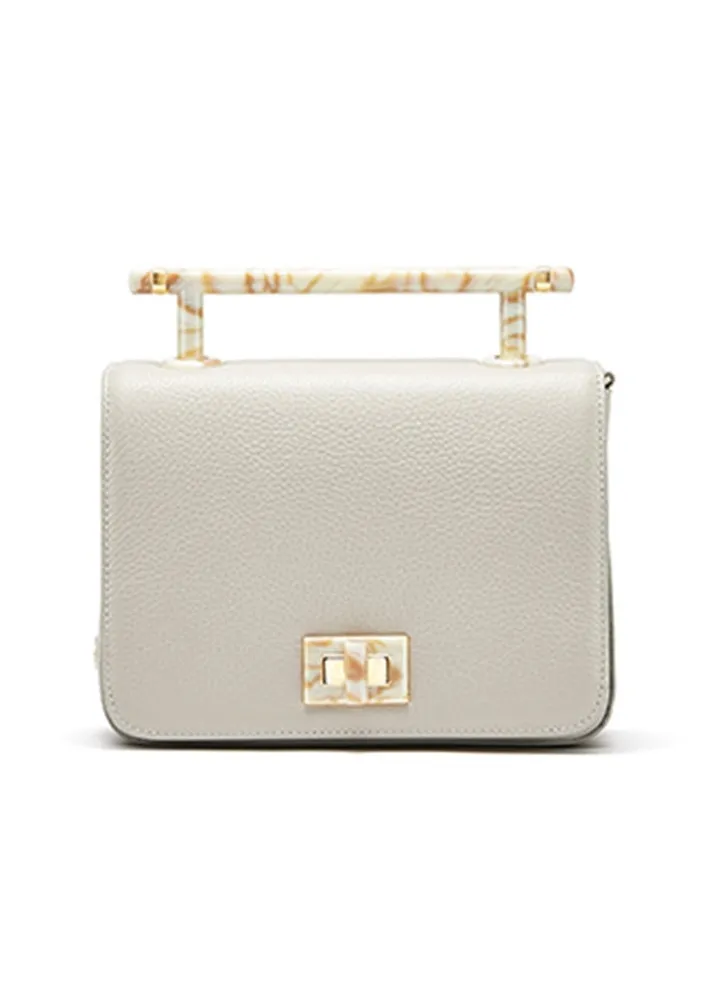 Bastone Satchel Bag Grey