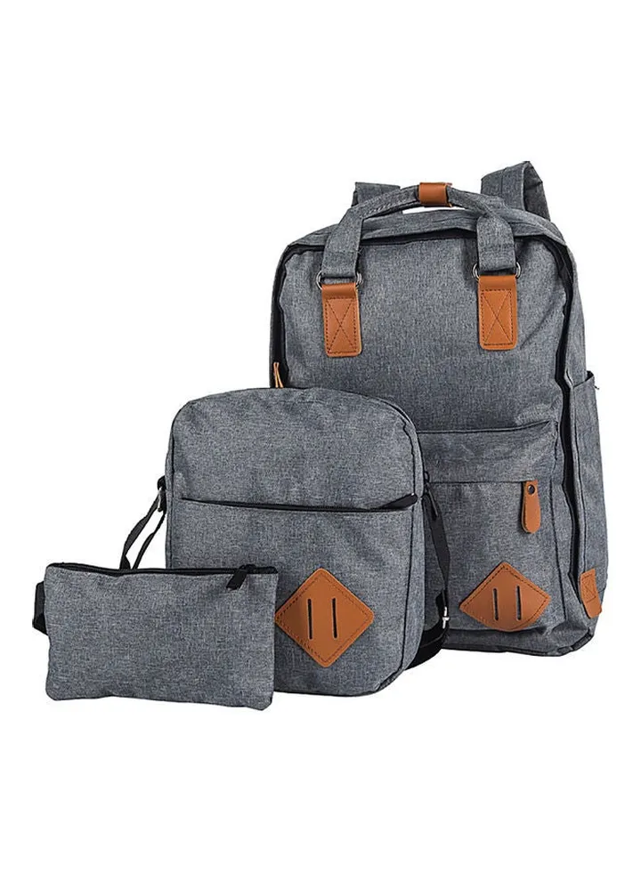 3pcs multifunctional backpacks Grey