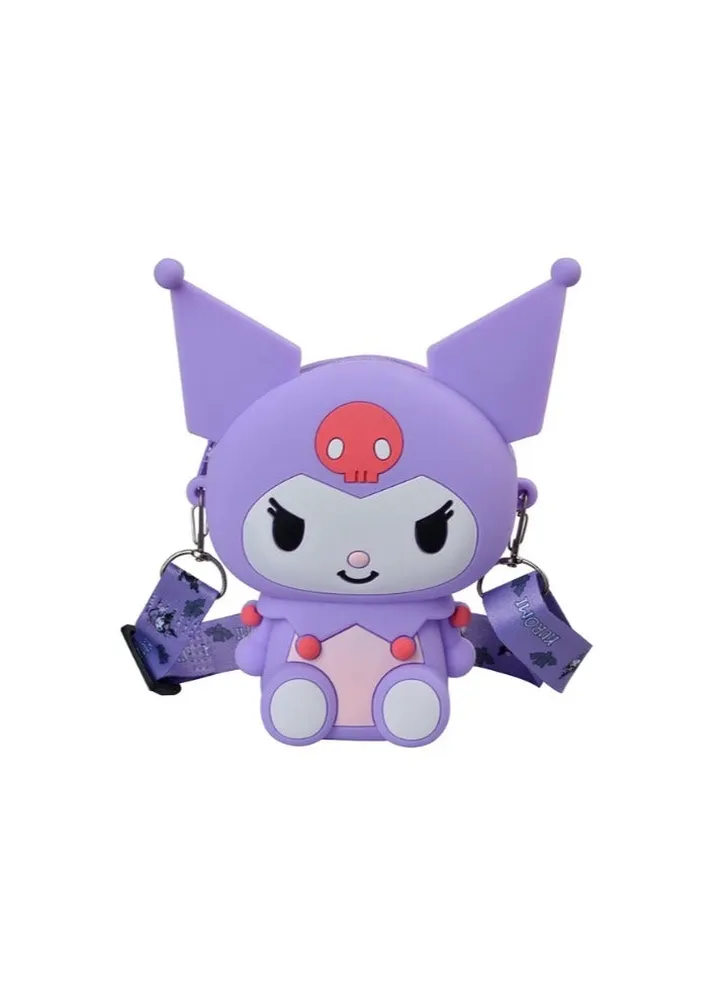 Kurumi Bag, Shoulder Crossbody Handbag, Kurumi Cartoon Accessories Silicone, Purple Rabbit Women Bags
