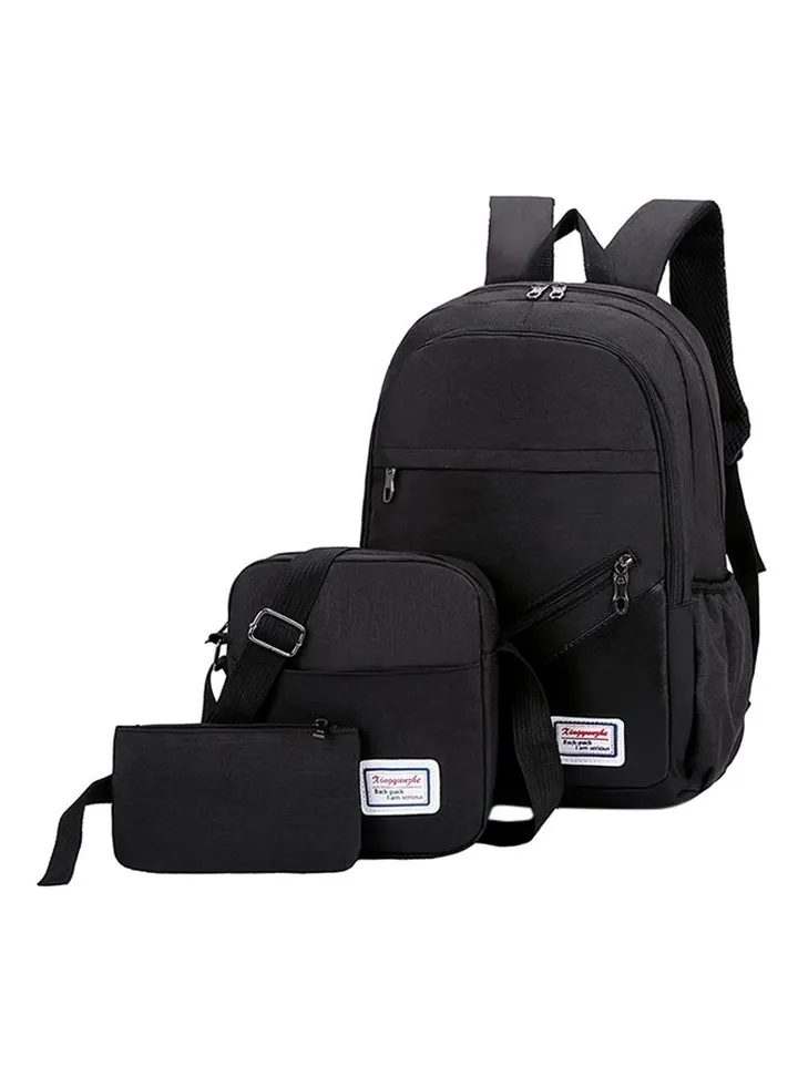 3-Piece Composite Bag Set Black