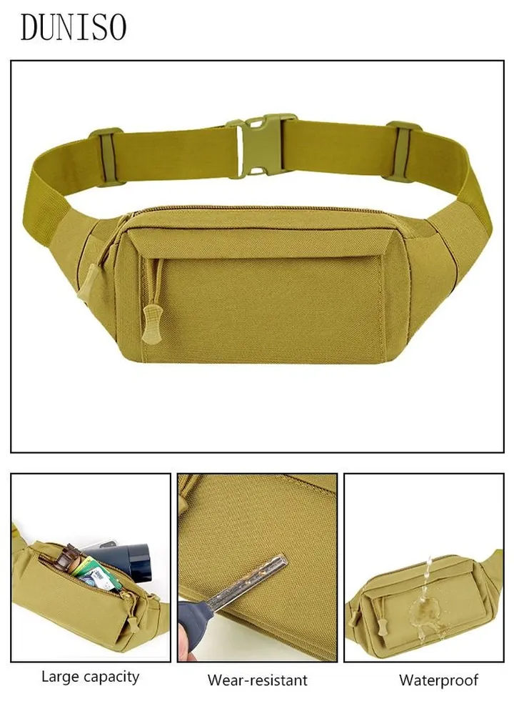 Waist Pack for Men and Women Crossbody Waist Bag Pack Belt Bag Wallet for Travel Walking Running Hiking Cycling Outdoor Sports Easy Carry Any Phone Black