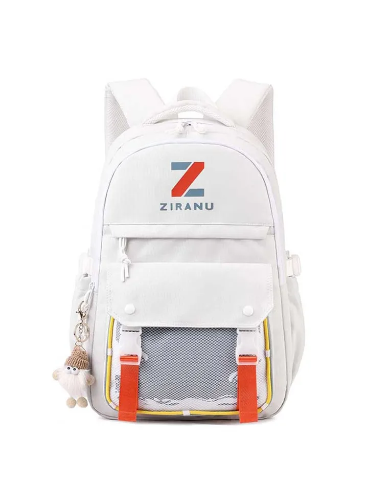 Travel Backpack, Extra Large 50L Laptop Backpacks for Men Women, Water Resistant College Backpack Fits 15.6 Inch Computer, White