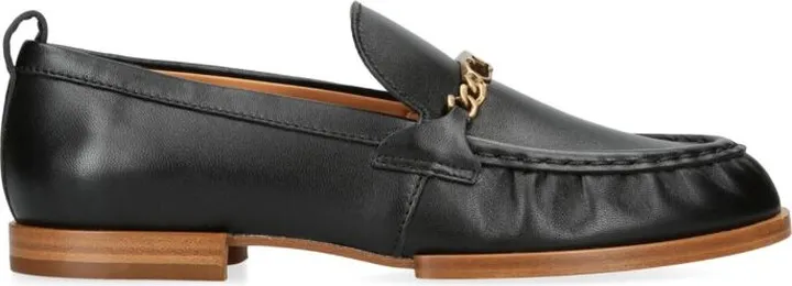 Tod'S Leather Chain-Detail Loafers