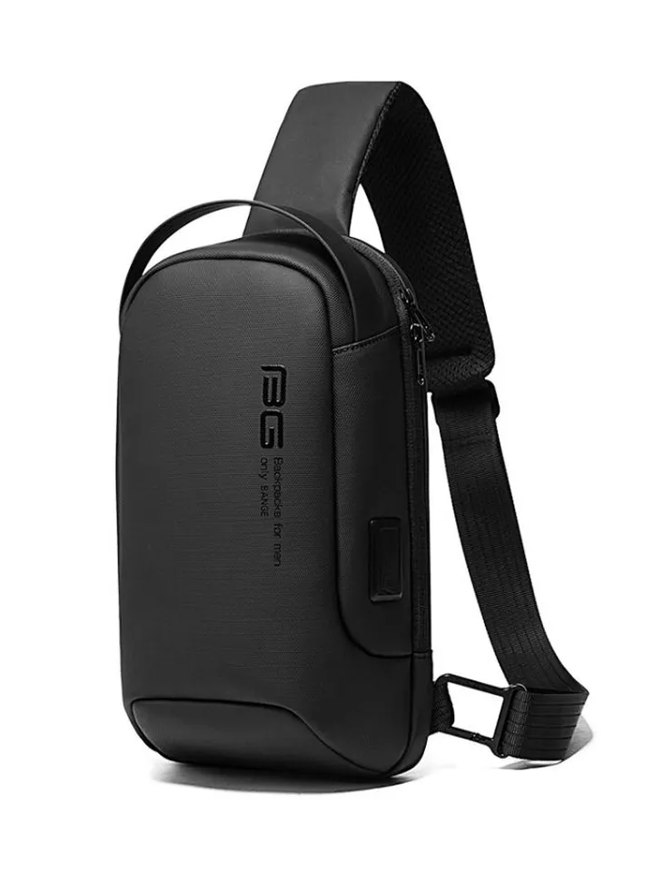BANGE Sling Waterproof with USB Port Crossbody Bag For Men