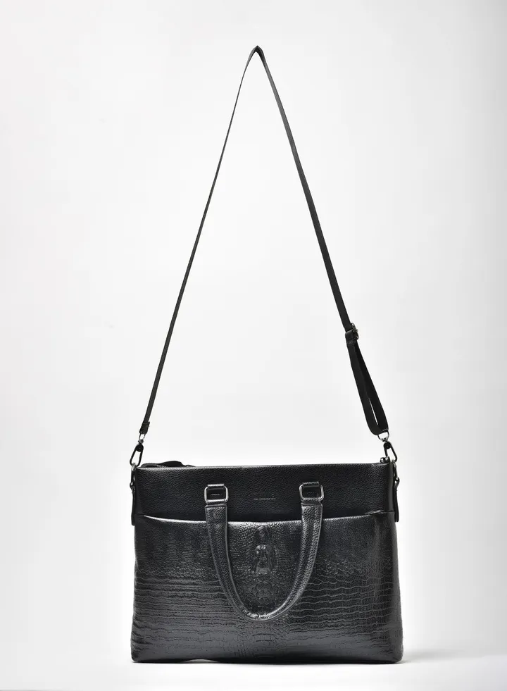 Mens Casual Crossbody Bag Black