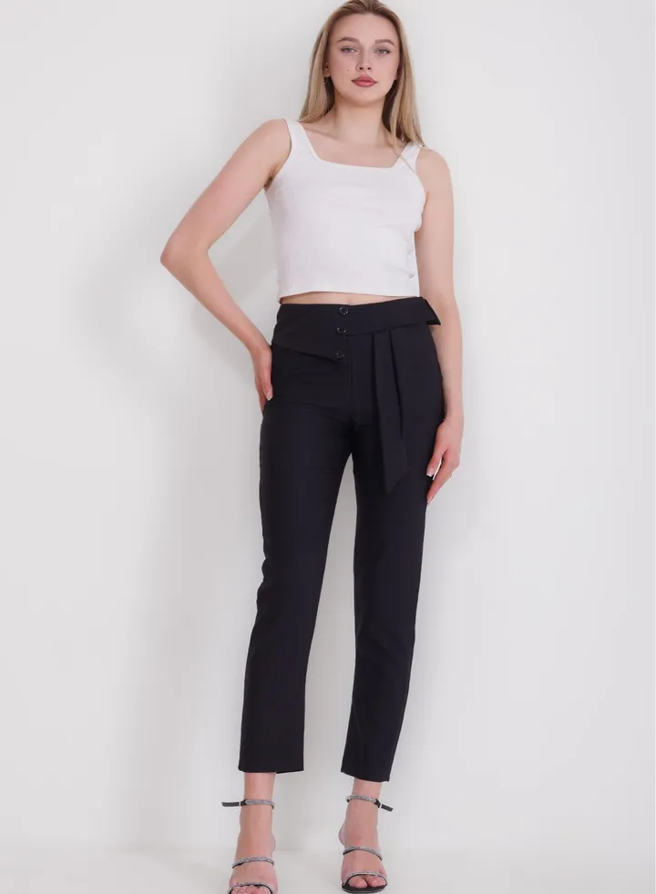Women Rosoline Black Color Pants