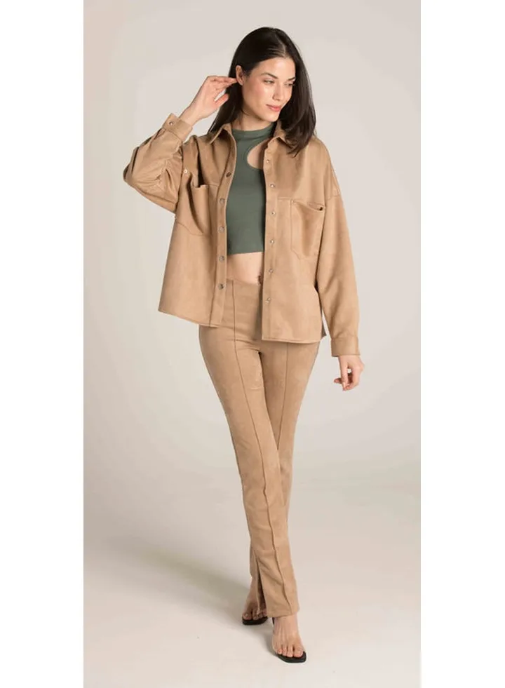 SIDE ZIP STRAIGHT LEG PANTS