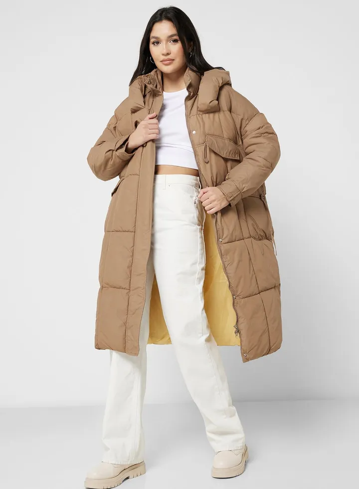 Longline Padded Jacket