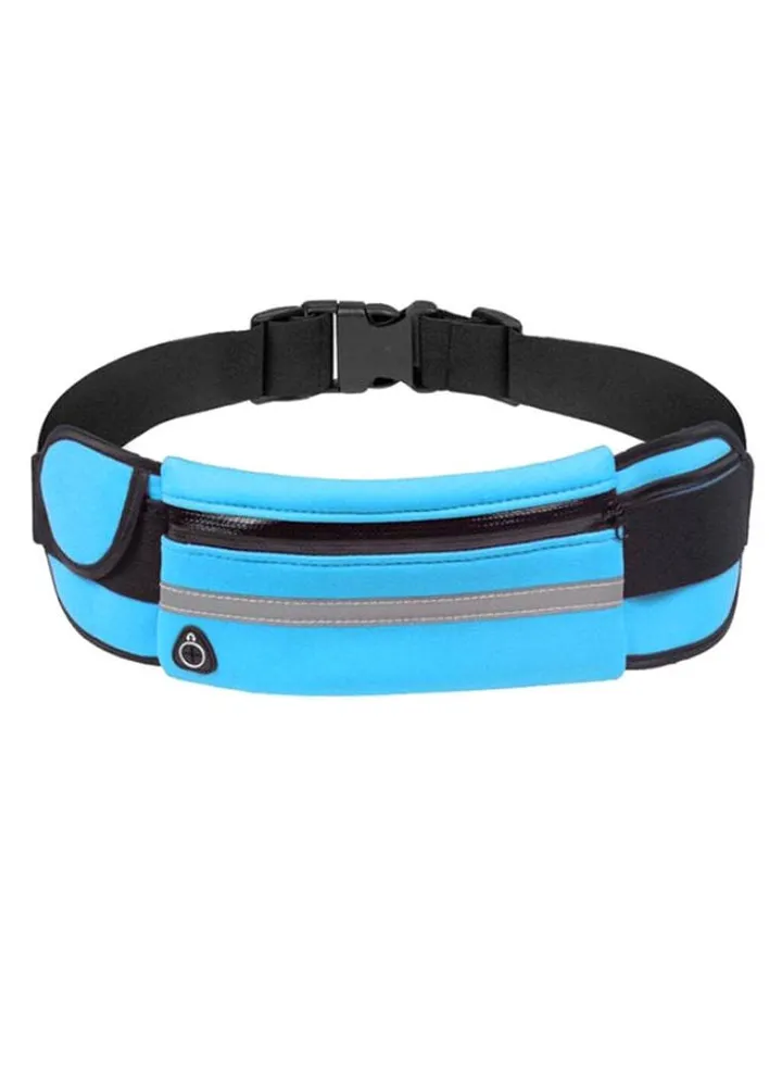 Waterproof Running Belt Pouch Blue/Black