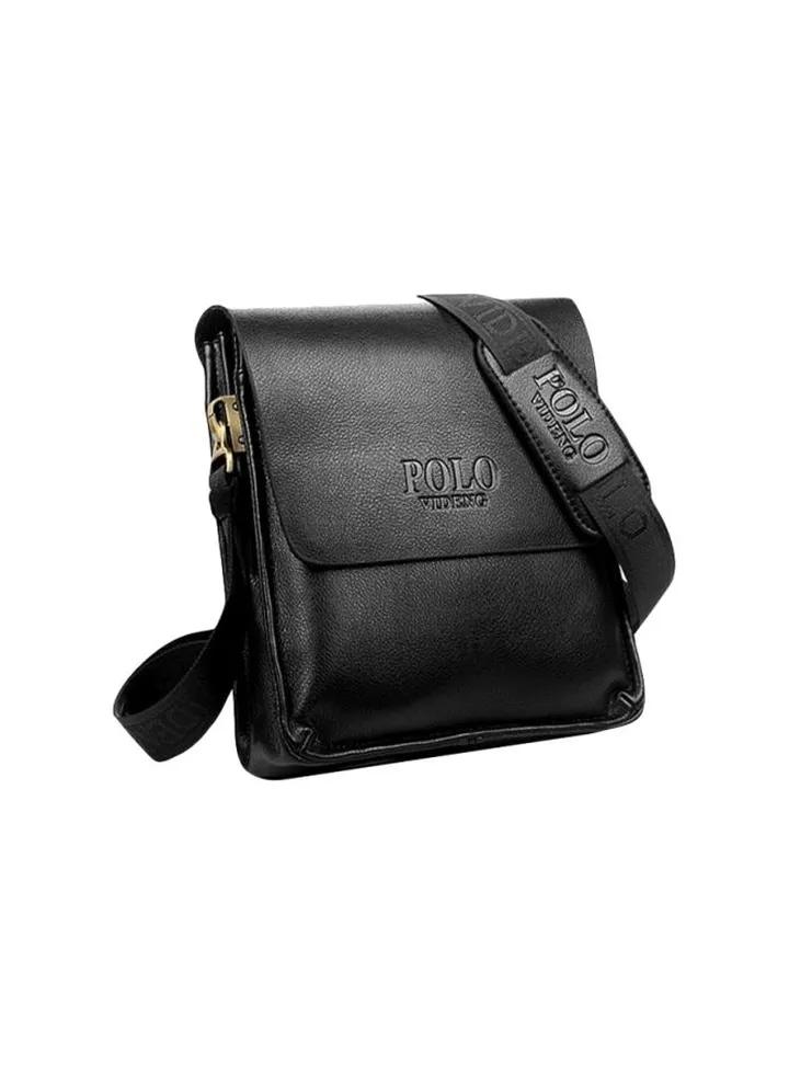 Leather Crossbody Bag Black