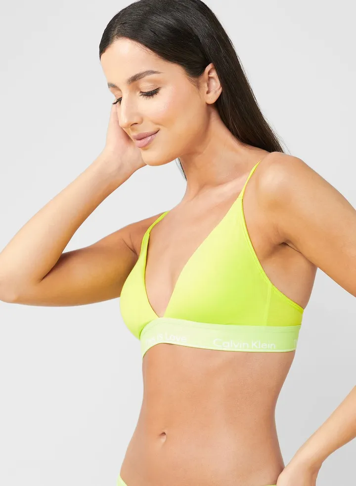 Strappy Logo Band Bikini Top