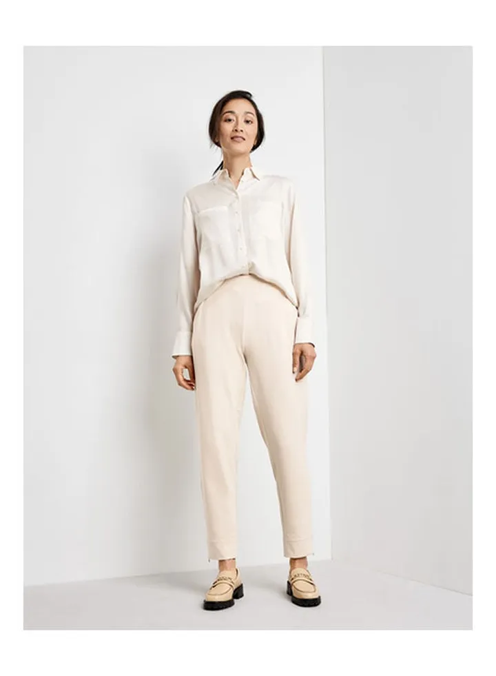 Jersey Trousers white