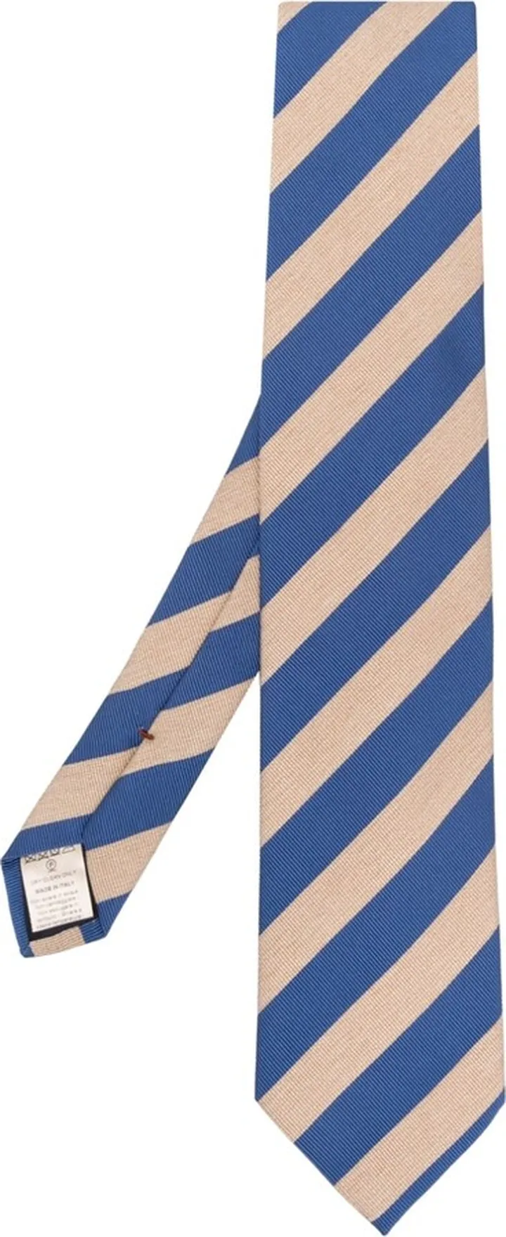Diagonal Stripe-Print Tie