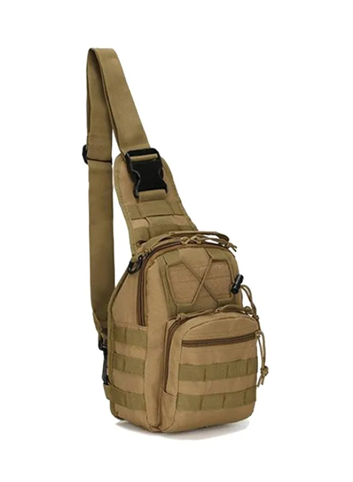 Outdoor Hiking Military Shoulder Bag Beige