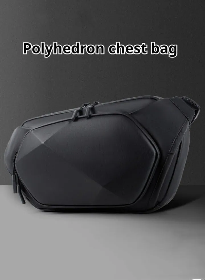 Functional chest bag men's bag casual sports bag shoulder messenger bag trendy brand cycling backpack