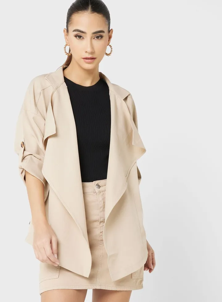 Shawl Collar Lightweight Jacket