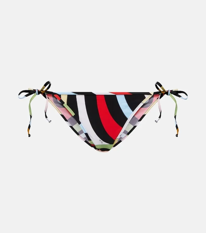 Printed bikini bottoms